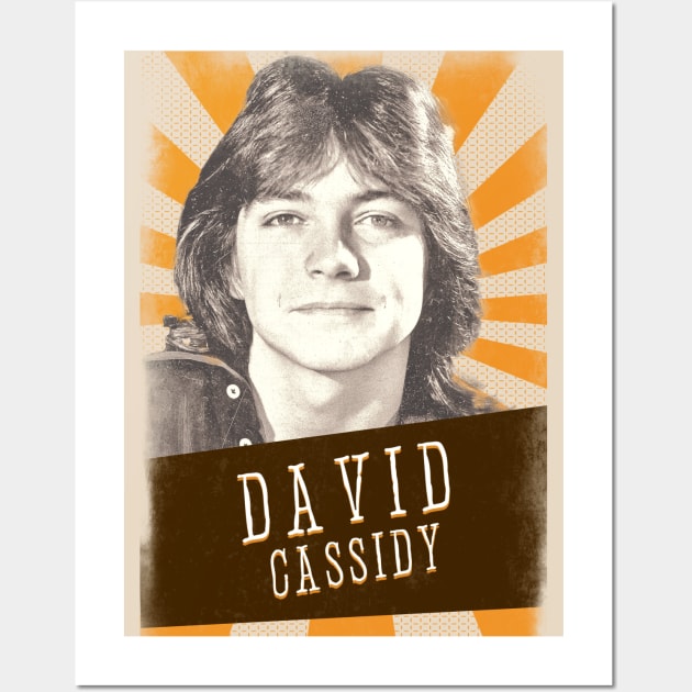 Vintage Aesthetic David Cassidy 80s Wall Art by SkulRose